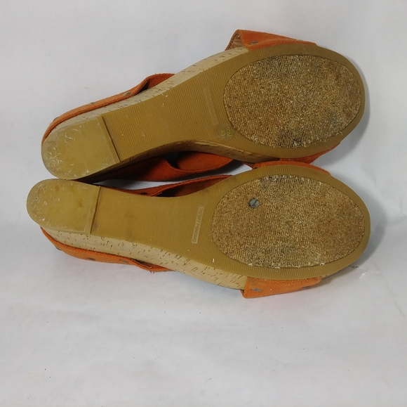 Lucky Brand Miller 2 cork wedge peep toe - Picture 13 of 13